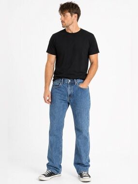Levi’s 505 Regular Fit Jeans 29x30 Medium Wash Straight Leg Denim Streetwear